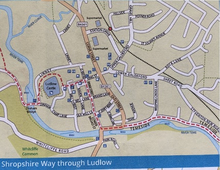 Craven Arms Shropshire Map Shropshireway :: Craven Arms To Ludlow